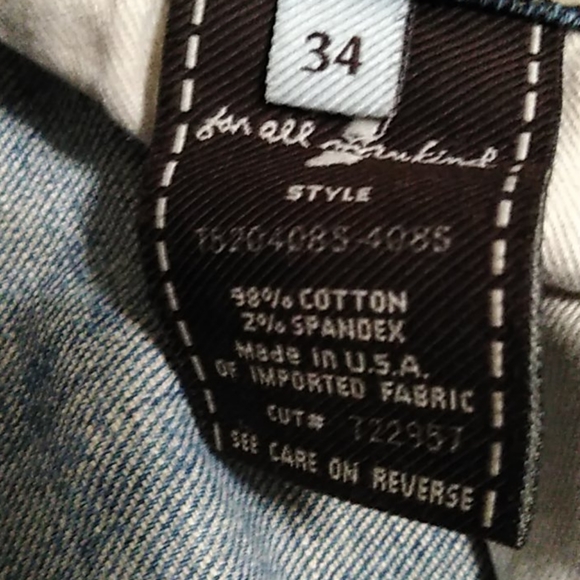 Seven For All Mankind Bootcut SZ 34 Fade & Rip - Picture 3 of 7